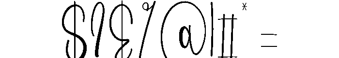 Katalina Font OTHER CHARS