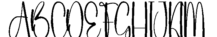 Katalina Font UPPERCASE