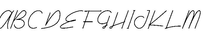 Katanya Sendiri Font UPPERCASE