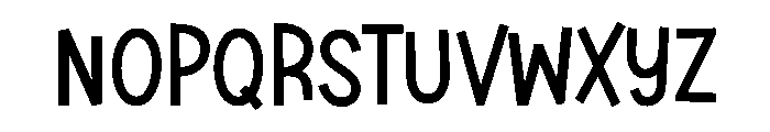 Kate Funky Font UPPERCASE