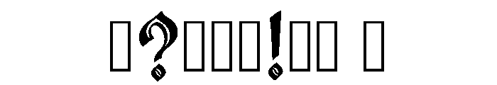 Kate Regular Font OTHER CHARS