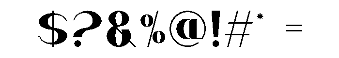 Kathalia Font OTHER CHARS