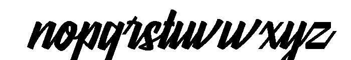 Kathers Mellow Regular Font LOWERCASE