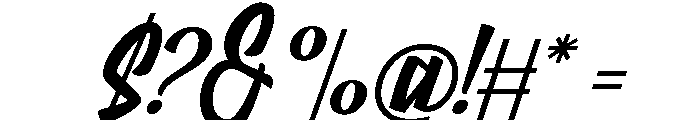 KathersMellow-Regular Font OTHER CHARS