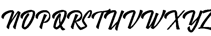 KathersMellow-Regular Font UPPERCASE
