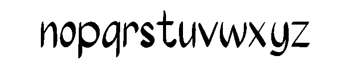 Katie Font LOWERCASE