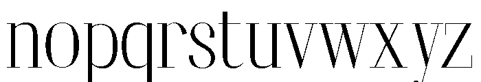 Katoomba Regular Font LOWERCASE