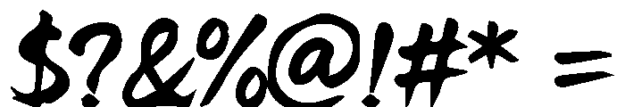 Katsuno Japan Font OTHER CHARS