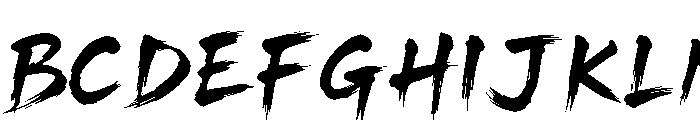 Katsuno Japan Font UPPERCASE