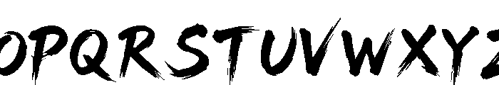 Katsuno Japan Font UPPERCASE