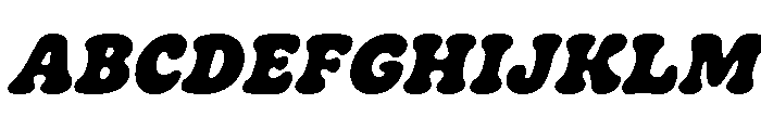 Katty Bake Regular Font UPPERCASE