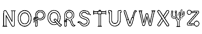 Kauri Regular Font LOWERCASE