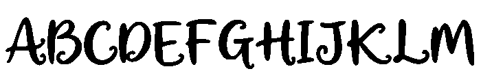 Kavello Regular Font UPPERCASE