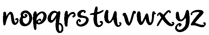 Kavello Regular Font LOWERCASE