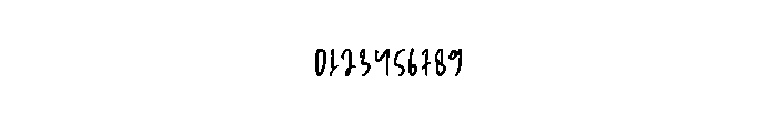 Kavero Hand Regular Font OTHER CHARS