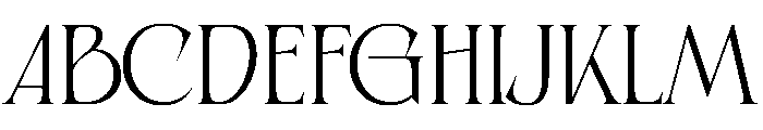 Kaviera Font UPPERCASE