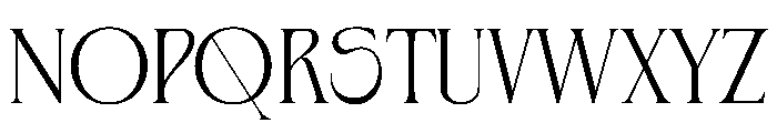 Kaviera Font UPPERCASE