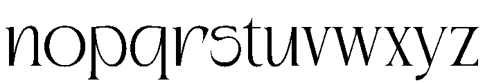 Kaviera Font LOWERCASE