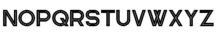 Kavo Inline Font LOWERCASE