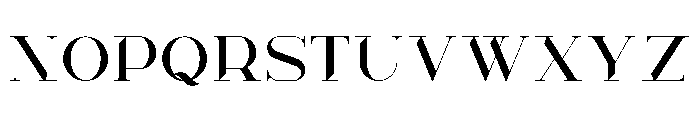 Kavo Serif Display Font LOWERCASE