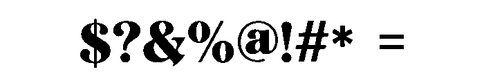 Kavora Font OTHER CHARS