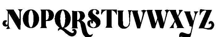 Kavora Font UPPERCASE