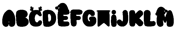 Kawaii Christmas Color FONT
