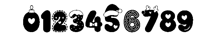 Kawaii Christmas Font OTHER CHARS