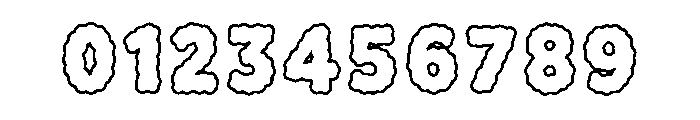 Kawaii Cloud Font OTHER CHARS