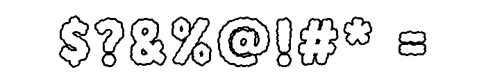 Kawaii Cloud Font OTHER CHARS