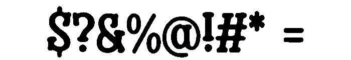 Kawaii_Display Font OTHER CHARS