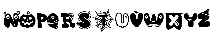 Kawaii Spooky Font UPPERCASE