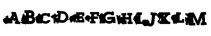 Kawaii-a-bunga CF Font UPPERCASE
