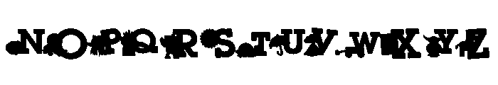 Kawaii-a-bunga CF Font UPPERCASE