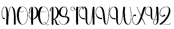 Kayla Valentine Font UPPERCASE