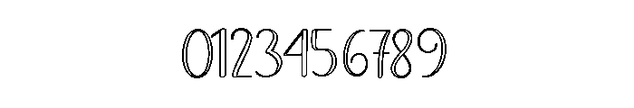 KaylaMastonOutline Font OTHER CHARS