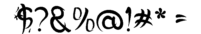 Kaze Japanese Regular Font OTHER CHARS