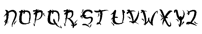 Kaze Japanese Regular Font UPPERCASE