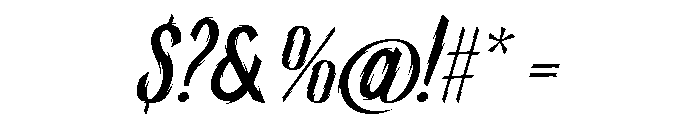 Kazuro Regular Font OTHER CHARS