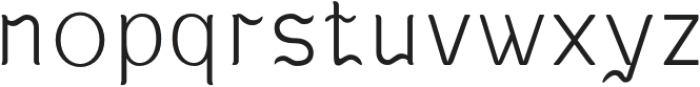 KABUSI Thin otf (100) Font LOWERCASE