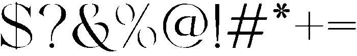 KAIRA Regular otf (400) Font OTHER CHARS