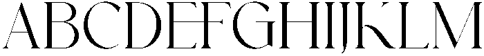 KAIRA Regular otf (400) Font UPPERCASE
