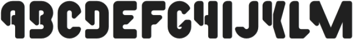 KAMBUHAN Regular otf (400) Font LOWERCASE