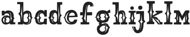 KANABOY Regular otf (400) Font LOWERCASE