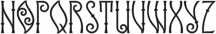 KaGaytan Serif otf (400) Font UPPERCASE