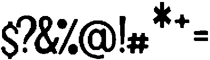 Kabi ttf (400) Font OTHER CHARS