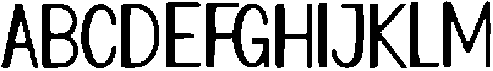 Kabi ttf (400) Font UPPERCASE