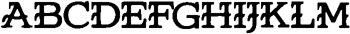 Kabo ttf (400) Font UPPERCASE