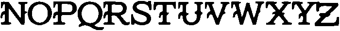 Kabo ttf (400) Font UPPERCASE