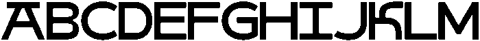 Kabog Regular otf (400) Font UPPERCASE